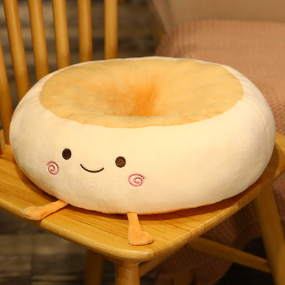 Loafi Toast Bread Floor Cushion – Cozy Kawaii Seat Pillow