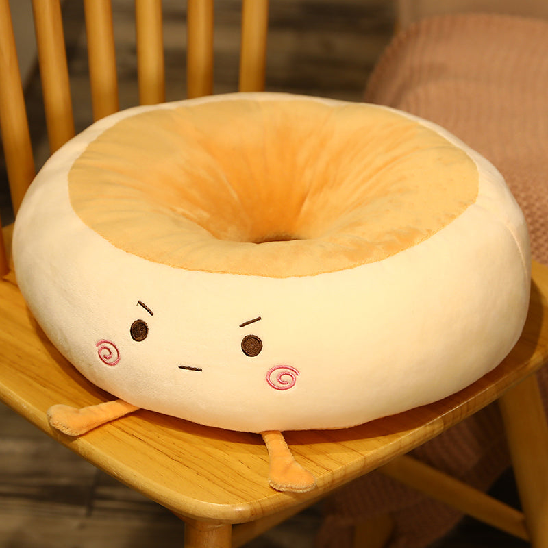 Loafi Toast Bread Floor Cushion – Cozy Kawaii Seat Pillow