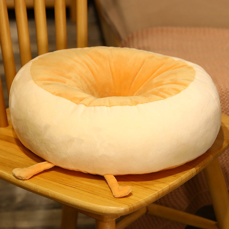 Loafi Toast Bread Floor Cushion – Cozy Kawaii Seat Pillow